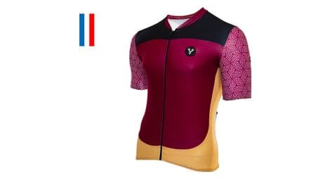 Lebram aspin bordeaux short sleeve jersey fitted