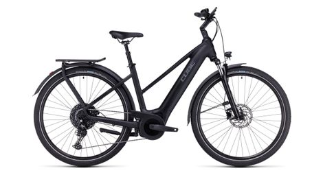 Cube touring hybrid pro 500 trapecio bicicleta híbrida eléctrica shimano deore 11s 500 wh 700 mm negra 2023