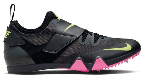 Unisex-Leichtathletikschuhe Nike Pole Vault Elite Schwarz Rosa Gelb