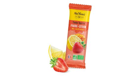 Barre énergétique Bio Meltonic Tonic' Barre Fraise/Citron - 25g