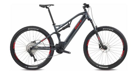 Bh atom lynx 8.0 shimano deore 10v 500 wh 29'' grijs rood volledig geveerde elektrische mountainbike