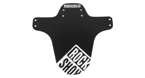 Parafango mtb rockshox nero / bianco stampa logo distressed