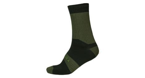 Paire de chaussettes endura hummvee ii vert/noir