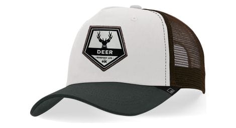 Casquette trucker pour femmes hanukeii deer blanc