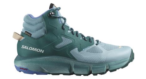 Chaussures de randonnée salomon predict hike mid gtx bleu femme