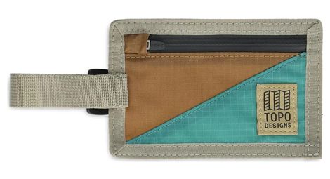Etichetta per bagagli Topo Designs Blue/Khaki