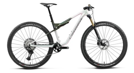 Bicicleta de montaña con suspensión integral Orbea Oiz M-Pro Shimano Di2 12V 29'' Blanco Iris 2027
