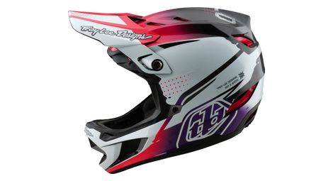 Casque intégral troy lee designs d4 carbon mips blanc