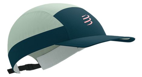 Gorra compressport 5 panel light azul