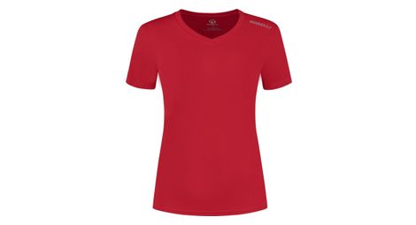 T-Shirt De Sport Manches Courtes Rogelli - Femme - Rouge