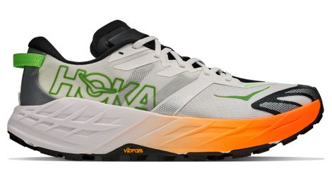 Chaussures Trail Hoka Speedgoat 7 Blanc/Orange/Vert Homme