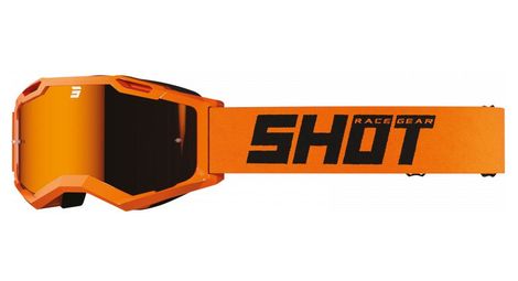 Masque shot assault 2.0 solid iridium orange fluo