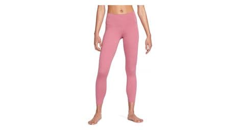 Nike yoga dri-fit pink women's long tights s