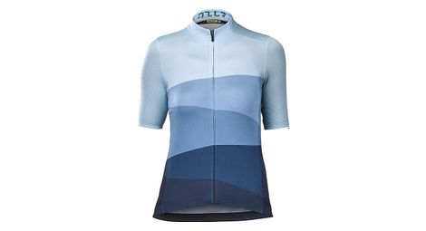 Maillot manches courtes femme mavic edition azur bleu