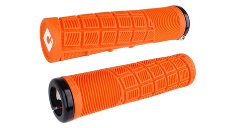 Paire de grips odi reflex v2 1 135 mm orange