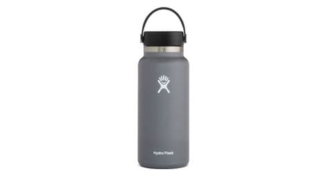 Bouteille hydro flask boca ancha con tapa flexible 946 ml gris oscuro