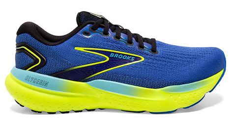 Brooks glycerin 21 running shoes blue yellow men's 43