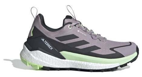 Adidas terrex free hiker 2.0 low gtx verde violeta botas de montaña para mujer