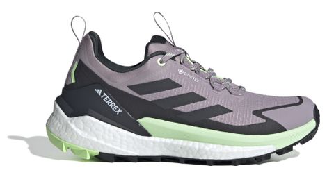 Chaussures de randonnée adidas terrex free hiker 2.0 low gtx violet vert femme