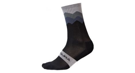 Paire de chaussettes endura ligne de crête noir