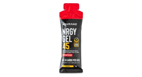 Gel énergétique nduranz nrgy gel 45 caféine mangue 75g