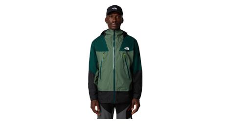Chaqueta impermeable the north face signal dryvent 2,5l verde para hombre