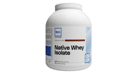 Whey native isolate (2,25kg) - nutrimuscle - chocolat -  whey isolate