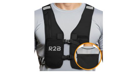 Gilet d'hydratation R2B avec poches de rangement - Taille unique adulte - Réfléchissant