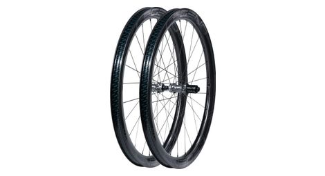 Paire de Roues Carbone 45P PRO 5 Route Disc Moyeux SSR / 700mm / 12x100-12x142mm / centerlock