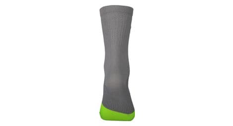 Chaussettes poc flair mid gris / jaune