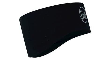 Stirnband buff windproof graues logo schwarz