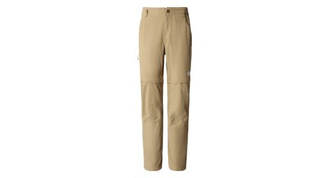 Pantalon convertble the north face exploration regular femme beige