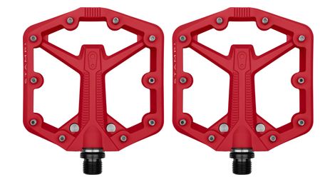 Crankbrothers Stamp 1 Gen 2 - Small Flat Pedals Red