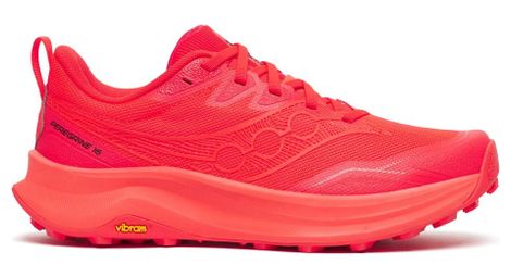 Chaussures Trail Saucony Peregrine 16 Rouge Femme