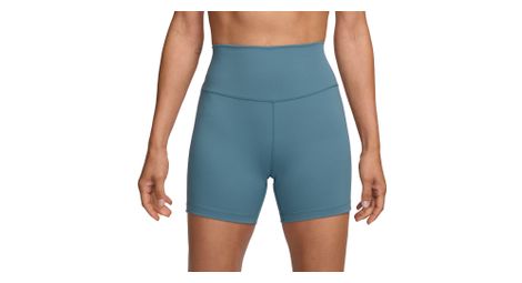 Pantaloncini da ciclismo nike dri-fit one high rise 5in blue donna