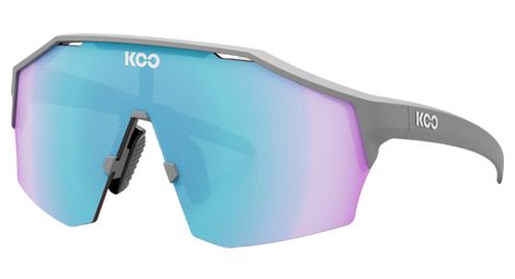 Lunettes koo alibi grey matt/turquoise mirror