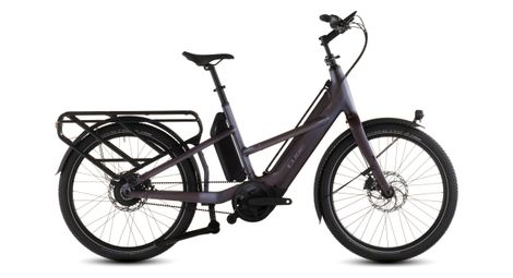 Vélo Cargo Longtail Électrique Cube Longtail Hybrid Comfort 800 Enviolo Heavy Duty 800 Wh 26'' Gris Rouge Mineral 2026