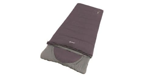 Sac de couchage outwell contour violet - fermeture éclair à gauche