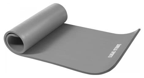 Tapis en mousse petit 190x60x1 5cm yoga pilates sport a domicile couleur gris