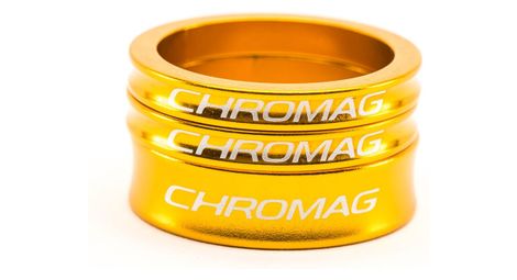 Entretoises de direction chromag aluminium or