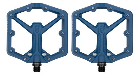 Crankbrothers stamp 1 gen 2 - grote platte pedalen blauw