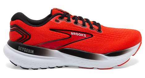 Brooks glycerin 21 running shoes red men's