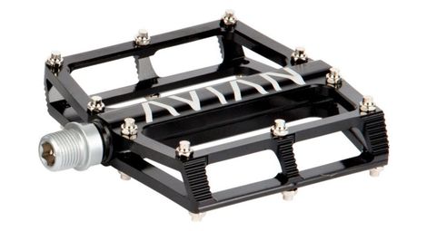 Pedale avian expert alu cnc rlts annulaires axe 9/16 noir
