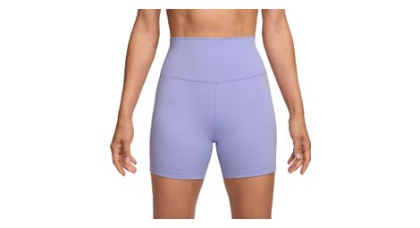 Culotte de ciclismo nike dri-fit one high rise 5in morado para mujer