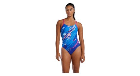 Costume da bagno a 1 pezzo tyr abstrai, donna, con ritaglio, multicolore