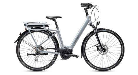 Velo de ville electrique peugeot ec01 d9 plus shimano alivio 9v 500 wh gris clair 2022