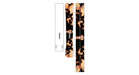 Dyedbro frame protection kit bleach tie dye black orange