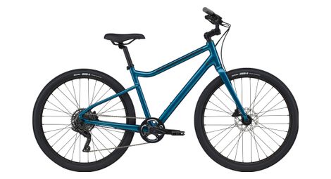 Bicicleta de ciudad cannondale treadwell 2 microshift advent 9v 650b azul turquesa m / 162-182 cm
