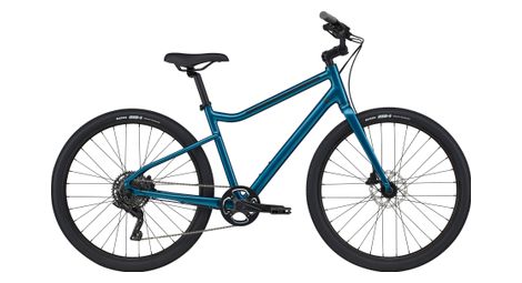 Bicicleta de ciudad cannondale treadwell 2 microshift advent 9v 650b azul turquesa