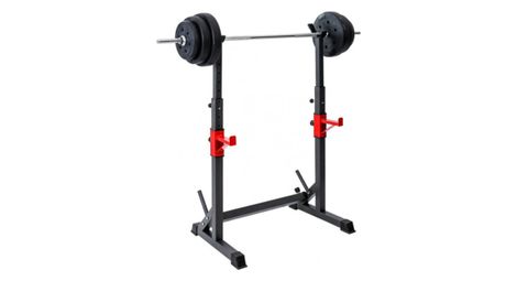 Rack Réglable Squat Noir Fitness Tech